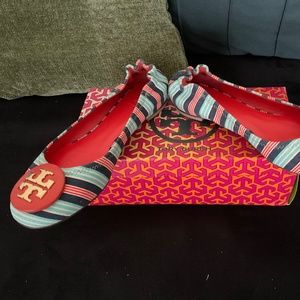 Tory Burch Reva ballet flats, size 9